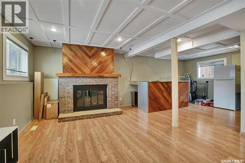 534 David Knight Way, Saskatoon, SK - Indoor With Fireplace