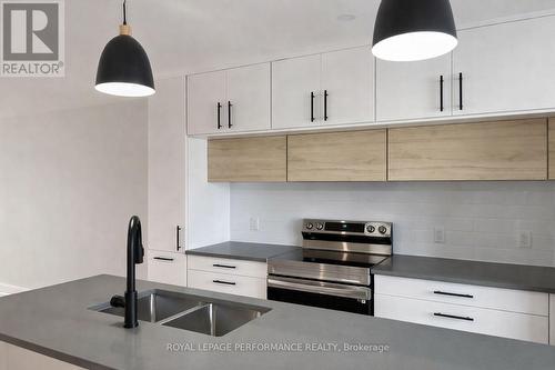 3676-3678 Front Road, Hawkesbury, ON - Indoor Photo Showing Kitchen With Double Sink