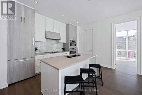 Kitchen - 209 - 42 Mill Street, Halton Hills, ON - Indoor Photo Showing Kitchen With Double Sink