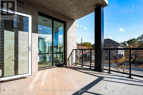 Private Balcony - 209 - 42 Mill Street, Halton Hills, ON - Outdoor With Balcony With Exterior