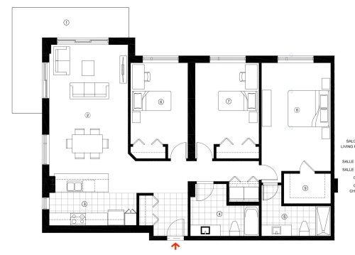 Plan (croquis) - 201-244 Boul. Hymus, Pointe-Claire, QC - Other