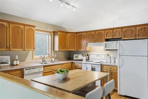 131 Norcross Crescent, Winnipeg, MB - Indoor Photo Showing Kitchen With Double Sink