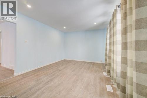 Empty room featuring light wood-type flooring and recessed lighting - 33 Garland Crescent, London, ON - Indoor Photo Showing Other Room