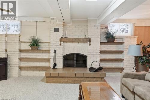 363 Limeridge Road E, Hamilton, ON - Indoor With Fireplace