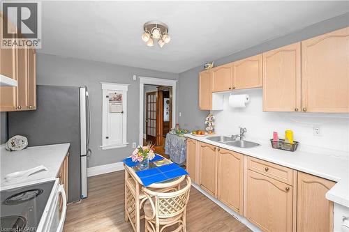 1088 King Street E, Hamilton, ON - Indoor Photo Showing Kitchen With Double Sink