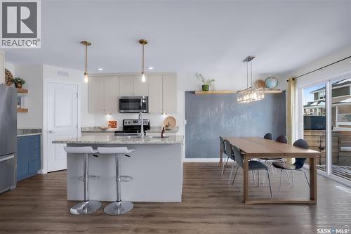 1059 Kolynchuk Crescent, Saskatoon, SK - Indoor Photo Showing Kitchen With Stainless Steel Kitchen With Upgraded Kitchen