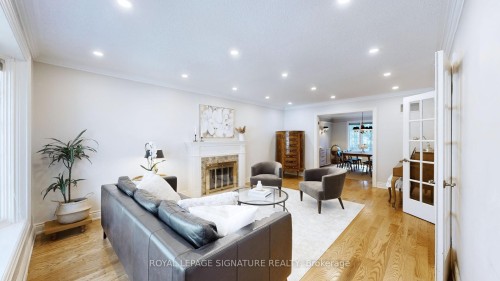 4086 Summit Court, Mississauga, ON - Indoor Photo Showing Other Room With Fireplace