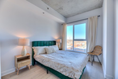 Bedroom - 809-1971 Rue Du Havre, Montréal (Ville-Marie), QC - Indoor Photo Showing Bedroom