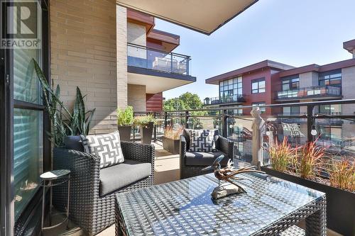332 - 1575 Lakeshore Road W, Mississauga, ON - Outdoor With Balcony With Exterior