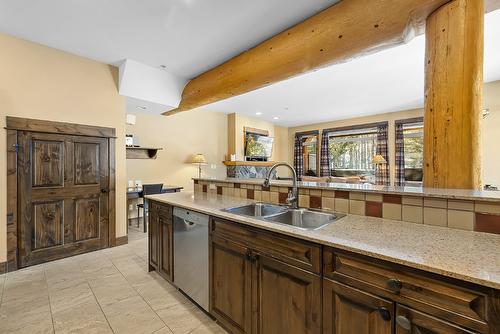 M1-A-1351 Gerry Sorensen Way, Kimberley, BC - Indoor Photo Showing Kitchen With Double Sink
