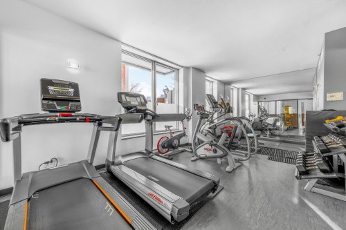 Exercise Room - 901-801 Rue De La Commune E., Montréal (Ville-Marie), QC - Indoor Photo Showing Gym Room