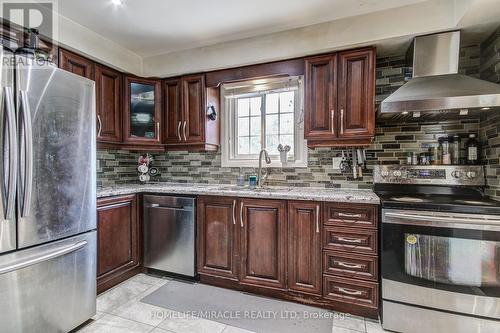 3124 Patrick Crescent, Mississauga, ON - Indoor Photo Showing Kitchen With Double Sink