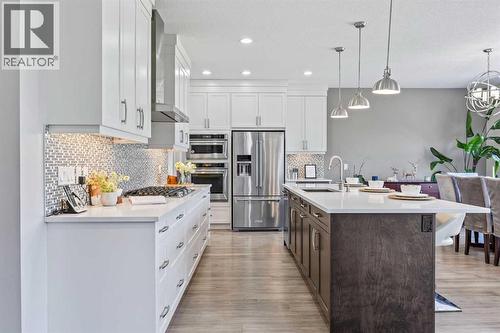144 Legacy Mount Se, Calgary, AB - Indoor Photo Showing Kitchen With Upgraded Kitchen