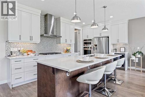144 Legacy Mount Se, Calgary, AB - Indoor Photo Showing Kitchen With Upgraded Kitchen