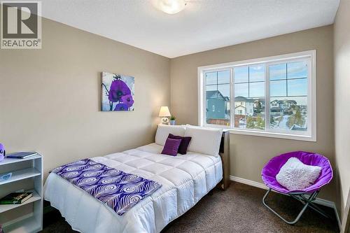37 Silverado Saddle Avenue Sw, Calgary, AB - Indoor Photo Showing Bedroom