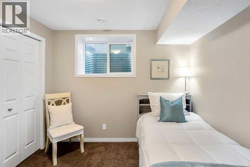 37 Silverado Saddle Avenue Sw, Calgary, AB - Indoor Photo Showing Bedroom