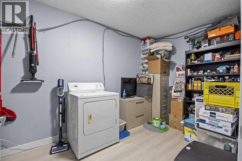 laundry and storage room - 11254 6 Street Sw, Calgary, AB - Indoor Photo Showing Laundry Room
