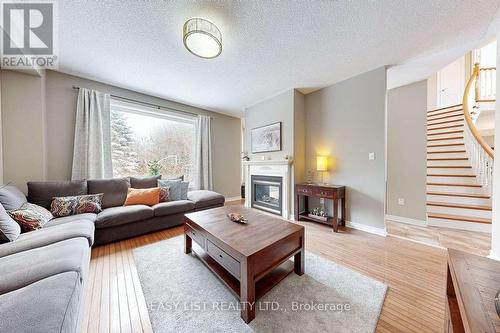 37 Nevada Crescent, Vaughan, ON - Indoor Photo Showing Living Room With Fireplace