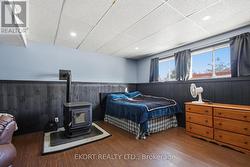 Lower Level Rec Room and Wood Stove - 