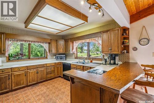 Norman And Maxine Gierl Yard Site, Leroy Rm No. 339, SK - Indoor Photo Showing Kitchen With Double Sink