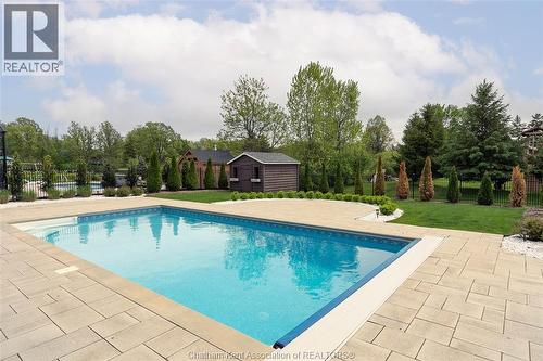 3564 Seven Lakes Drive, Lasalle, ON - Outdoor With In Ground Pool With Backyard