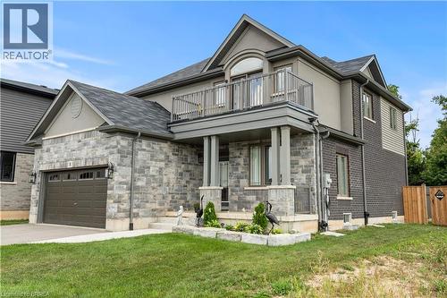8 Lorne Card Drive, Paris, ON - Outdoor With Balcony With Facade