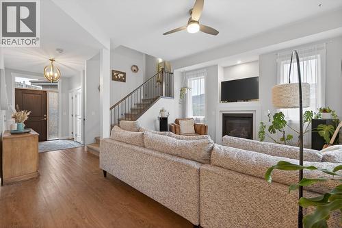 2893 Robinson Road Unit# 5, Lake Country, BC - Indoor Photo Showing Living Room With Fireplace