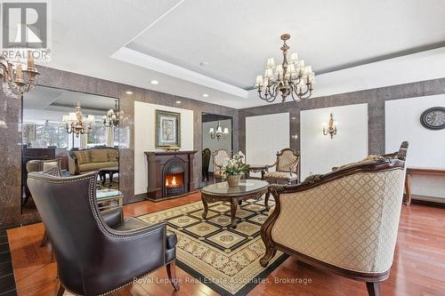 Lobby - 1004 - 10 Malta Avenue, Brampton, ON - Indoor With Fireplace