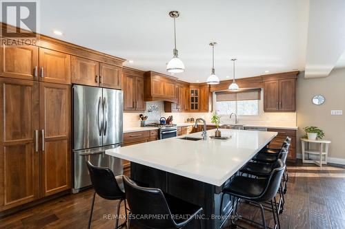 569 Rosseau Road, Hamilton, ON - Indoor Photo Showing Kitchen With Upgraded Kitchen