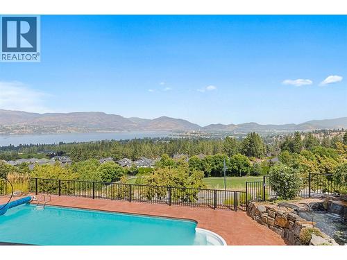 660 Almandine Court, Kelowna, BC - Outdoor With In Ground Pool With View