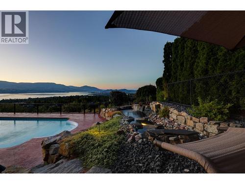 660 Almandine Court, Kelowna, BC - Outdoor With In Ground Pool With View