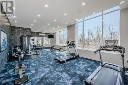 1007 - 71 Wyndham Street S, Guelph (St. Patrick'S Ward), ON - Indoor Photo Showing Gym Room