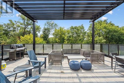 1007 - 71 Wyndham Street S, Guelph (St. Patrick'S Ward), ON - Outdoor With Deck Patio Veranda With Exterior