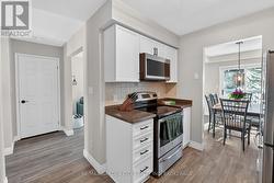 Kitchen open to dining room - 
