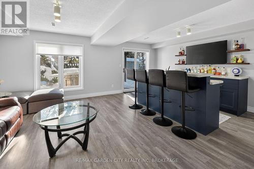 Downstairs family room - 5 Maureen Court, Pelham (Fonthill), ON - Indoor Photo Showing Living Room