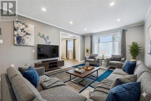 Virtually staged - 263 The Country Way, Kitchener, ON - Indoor Photo Showing Living Room