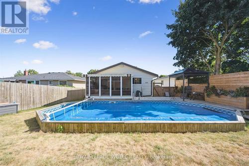 263 The Country Way, Kitchener, ON - Outdoor With Above Ground Pool With Backyard