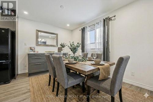 Virtually staged - 263 The Country Way, Kitchener, ON - Indoor Photo Showing Dining Room
