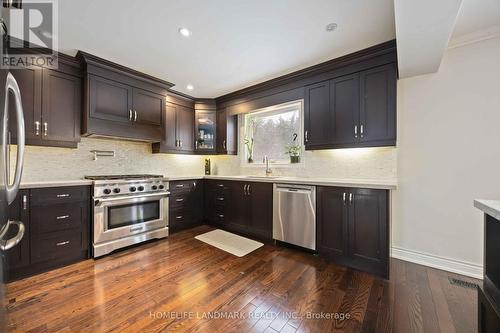 68 Linderwood Drive, Toronto, ON - Indoor Photo Showing Kitchen With Upgraded Kitchen