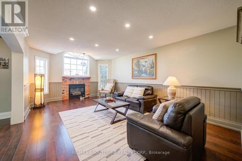 2193 Meadowland Drive, Oakville, ON - Indoor Photo Showing Living Room With Fireplace