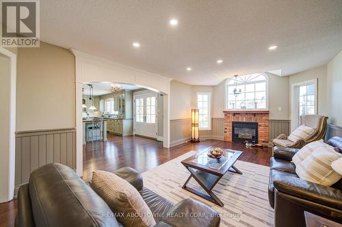 2193 Meadowland Drive, Oakville, ON - Indoor Photo Showing Living Room With Fireplace