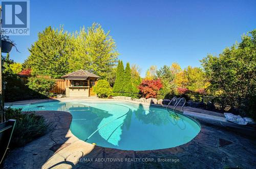 2193 Meadowland Drive, Oakville, ON - Outdoor With In Ground Pool With Backyard