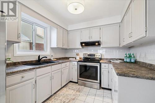 32 Capri Street, Thorold, ON - Indoor Photo Showing Kitchen With Double Sink