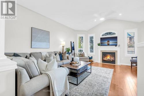 73 Kenilworth Crescent, Whitby, ON - Indoor Photo Showing Living Room With Fireplace