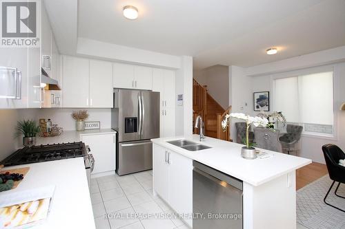 21 Sorbara Way, Whitby, ON - Indoor Photo Showing Kitchen With Stainless Steel Kitchen With Double Sink