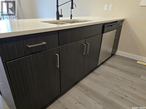127 315 Dickson Crescent, Saskatoon, SK - Indoor Photo Showing Kitchen With Double Sink