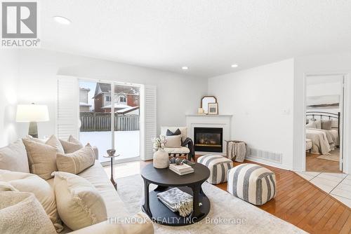 9 James Rowe Drive, Whitby (Williamsburg), ON - Indoor Photo Showing Living Room With Fireplace