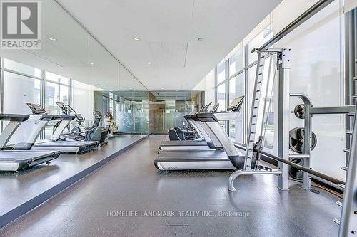 2209 - 117 Mcmahon Drive, Toronto, ON - Indoor Photo Showing Gym Room