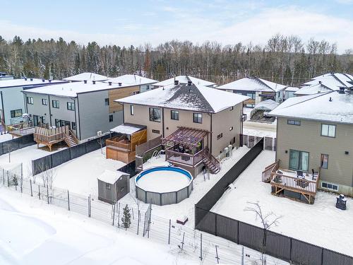 Photo aérienne - 3540 Rue Nina-Owens, Sherbrooke (Les Nations), QC - Outdoor With Above Ground Pool