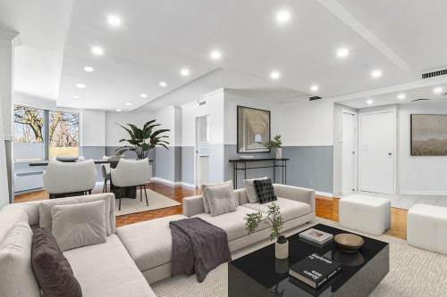 Salon - 104-5700 Av. Rembrandt, Côte-Saint-Luc, QC - Indoor Photo Showing Living Room